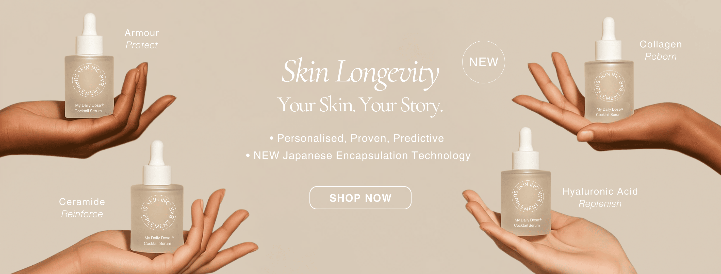 Skin Inc 250ml My Daily Dose and Vitamin Serums Professional Size | For ...