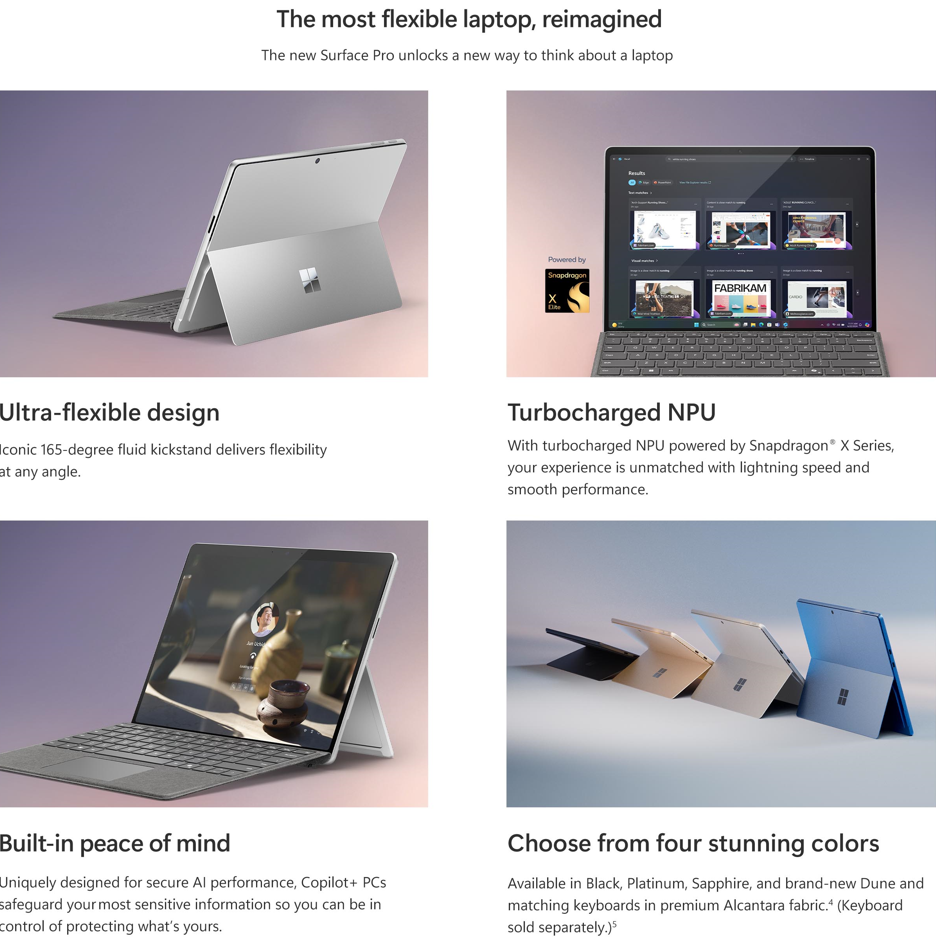 [Laptop] Microsoft Surface Pro (11th Edition) Copilot+ PC 512GB C12 ...