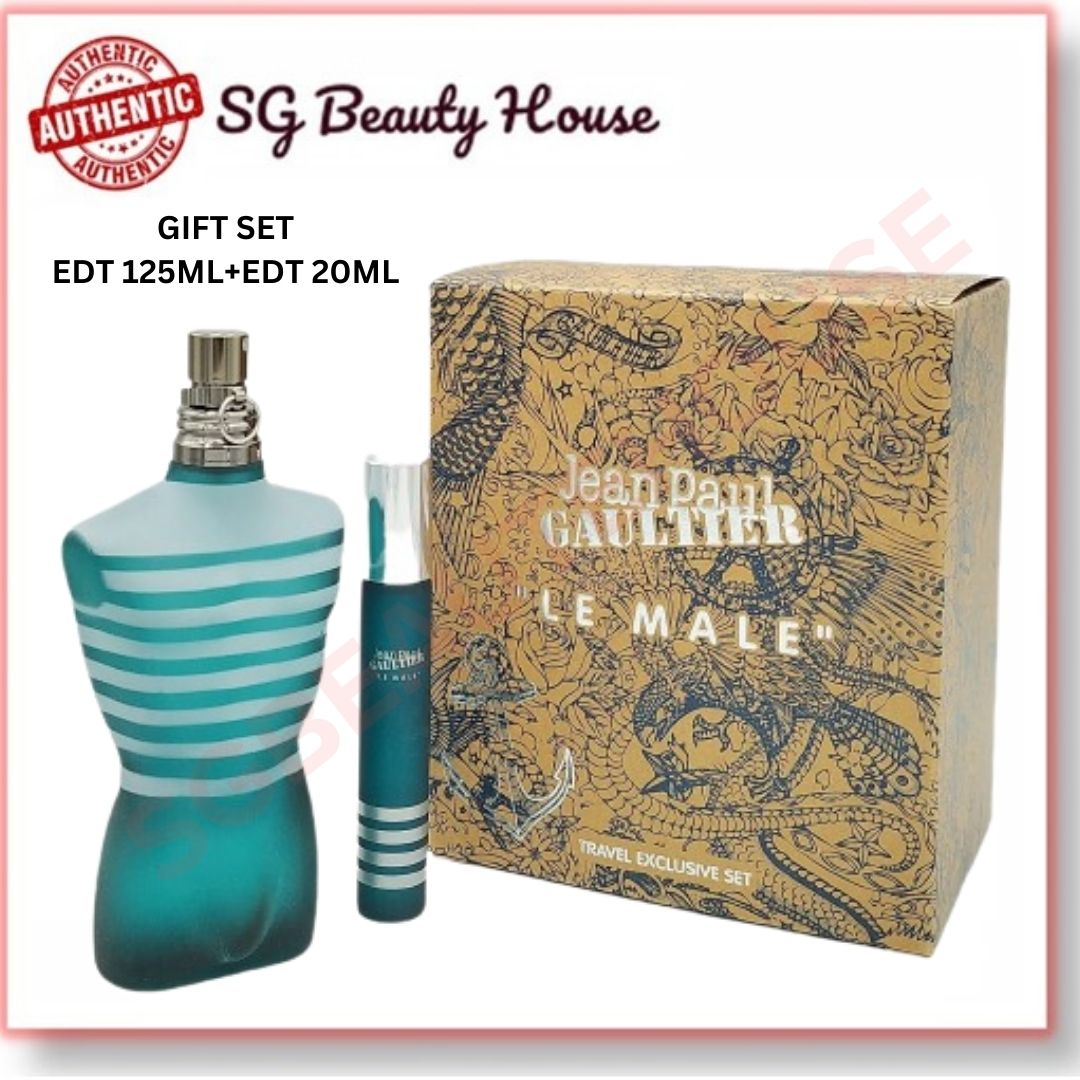 JEAN PAUL GAULTIER LE MALE 2PCS SET [EDT 125ML/EDT 20ML