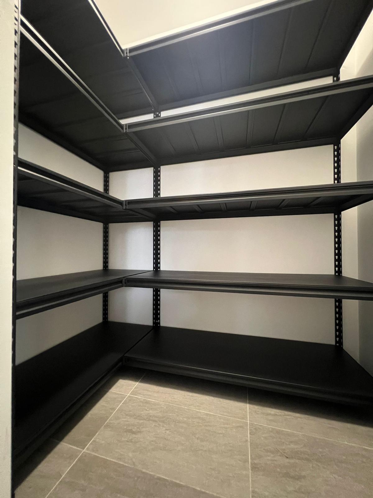 Heavy Duty Rack 5 Tiers Adjustable Store Room Boltless Metal Storage ...