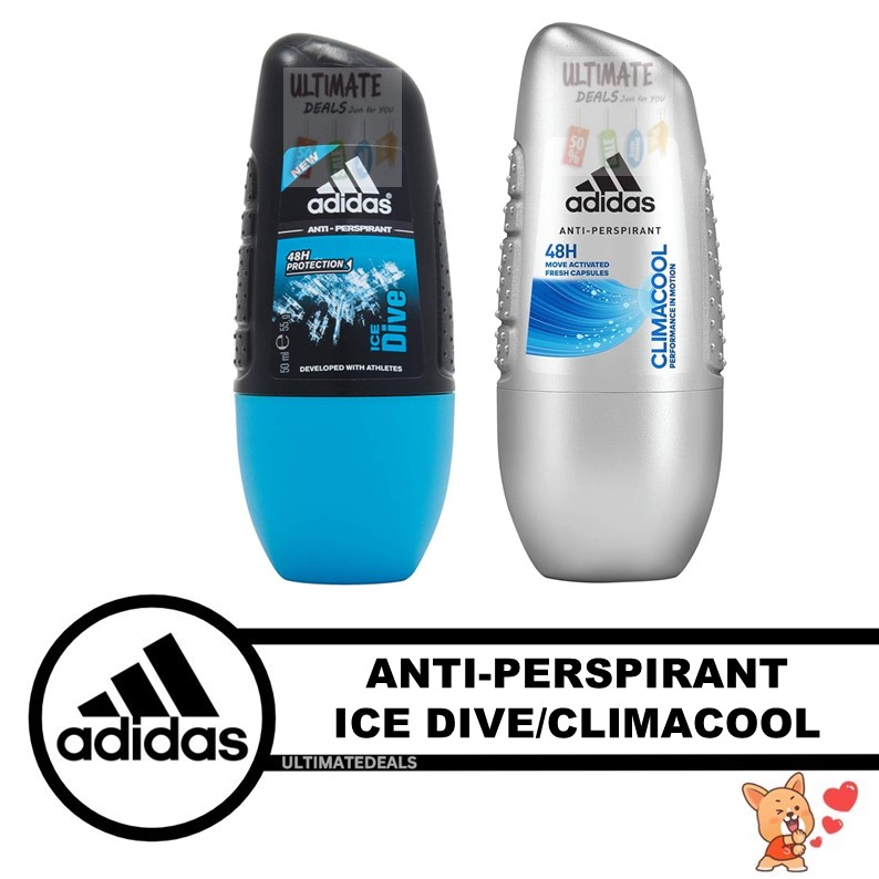 ADIDAS Anti Perspirant Roll On Ice Dive Climacool Shopee Singapore