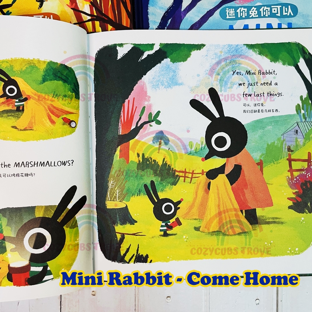 【SG】Mini Rabbit Bilingual Children Picture Books: Not Lost, Come Home ...
