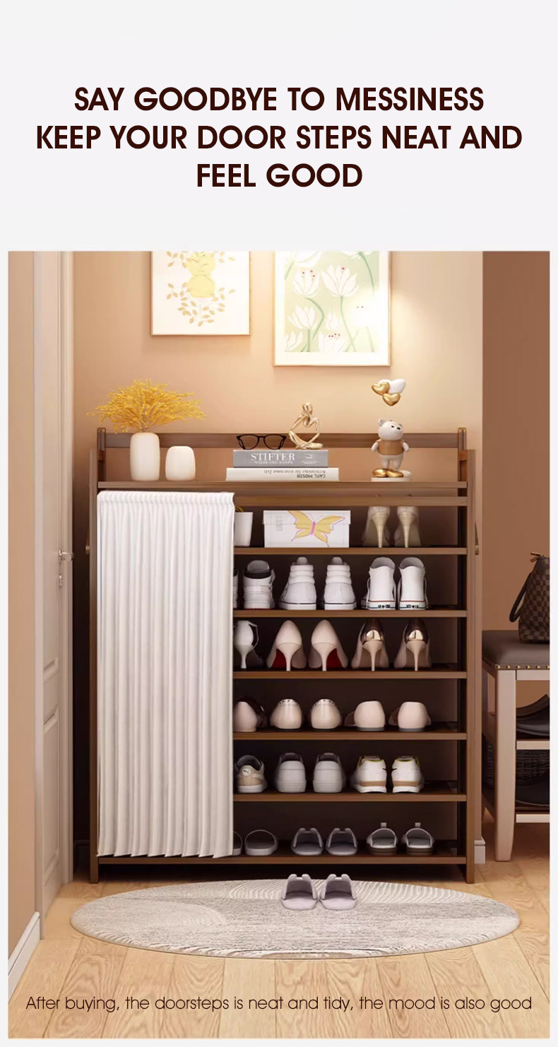 HXR Installation Free Shoe Cabinet Foldable Shoe Rack Multi Layer ...