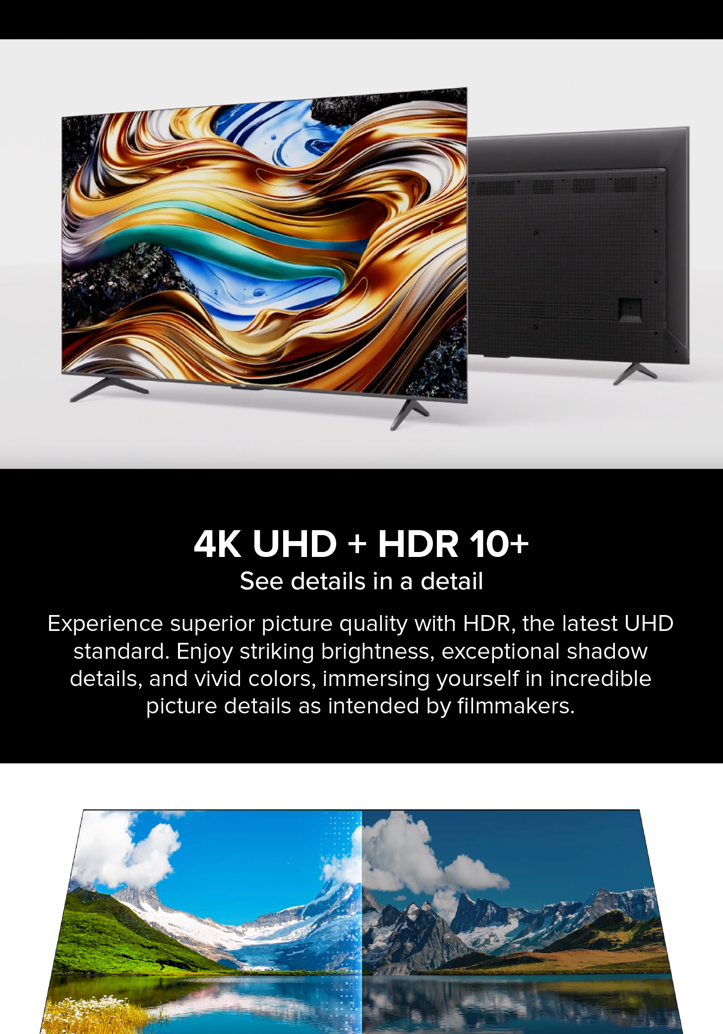 2024 TCL P755 AI Smart TV Eye Care Version 4K TV 43 inch Google TV