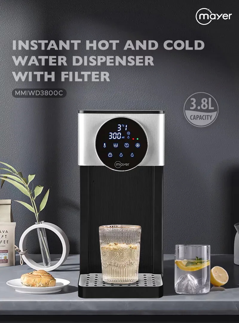 Mayer Instant Hot & Cold Water Dispenser with Filter MMIWD3800C ...