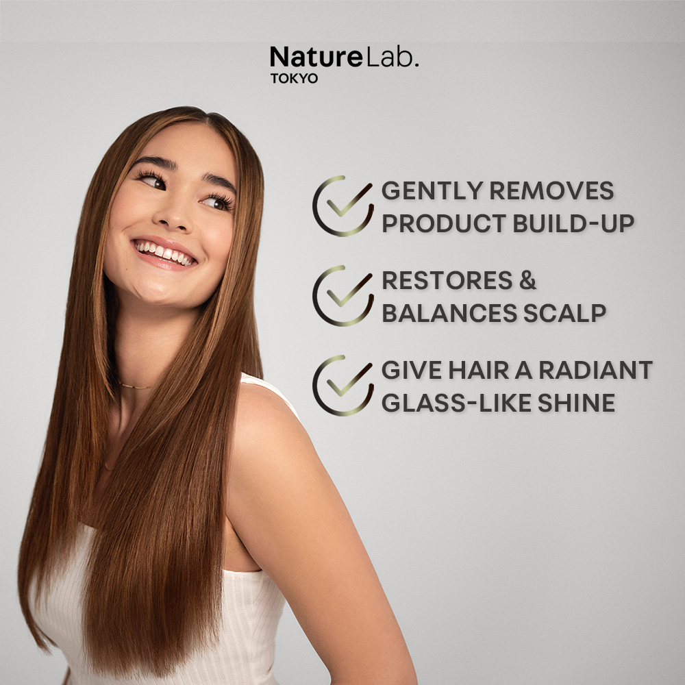 NATURELAB TOKYO Perfect Clean 2-In-1 Scalp Scrub & Clarifying Shampoo ...