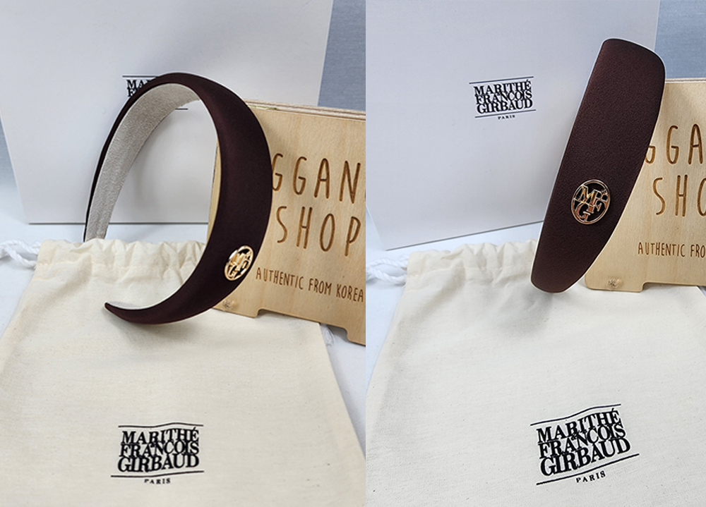 MARITHE FRANCOIS GIRBAUD FOR WOMEN CIRCLE LOGO SATIN HAIR