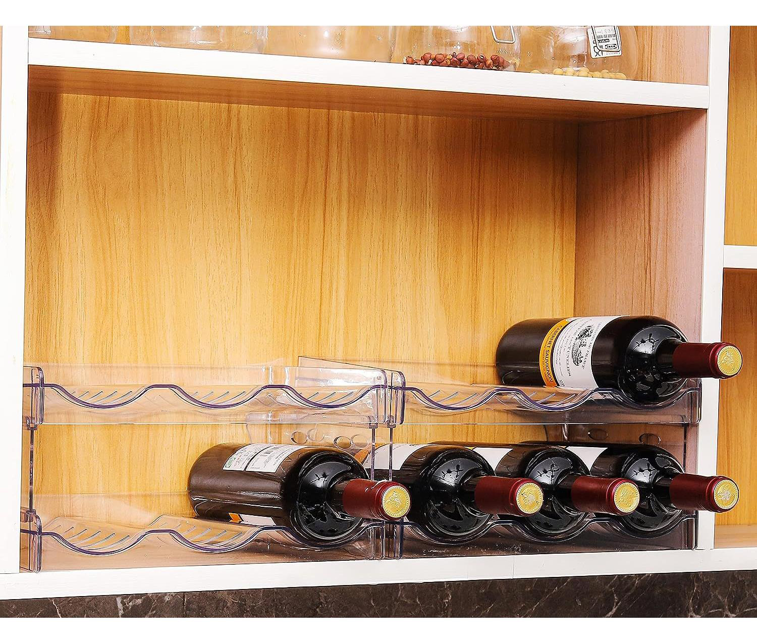 Specool® Stackable Multi-layer Wine Rack Beverage Water Bottle Storage ...