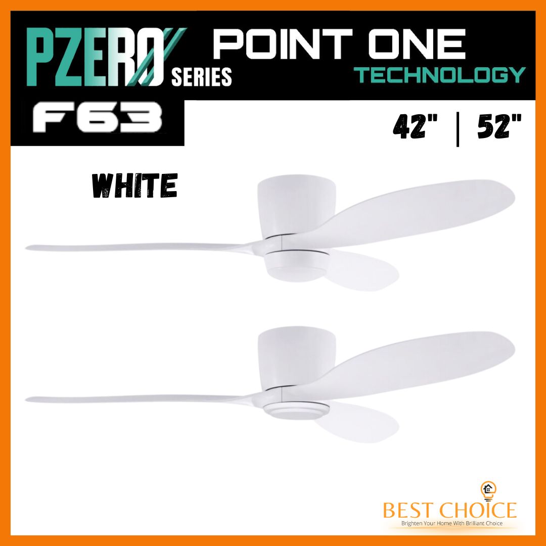 [CDC SG60] Point One PZero F63 Smart Hugger Ceiling Fan 42/52in Option ...