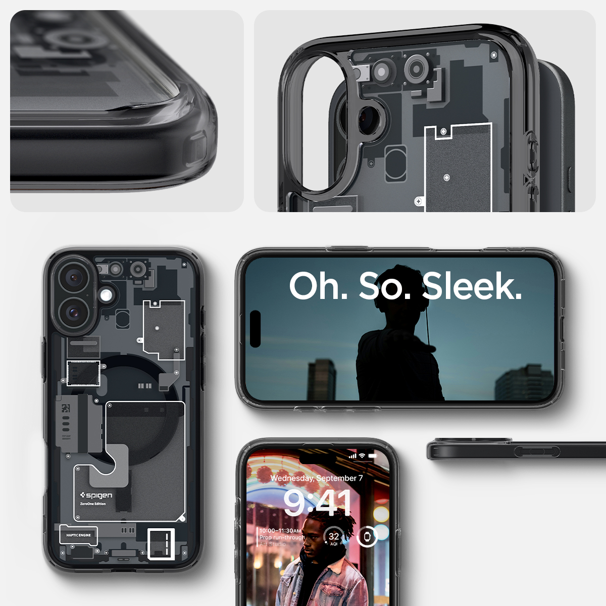 Spigen iPhone 16 Plus Case 6.7" Ultra Hybrid Zero One Magfit