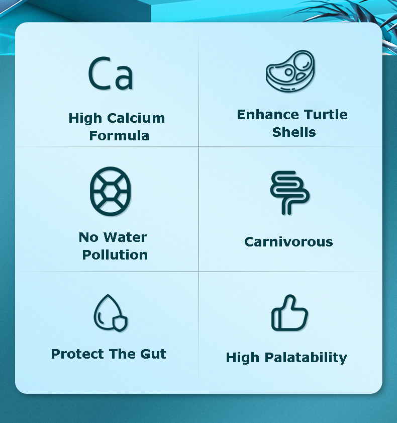 YEE Turtle Food, Calcium Supplement For Crocodile Turtle With Antarctic ...