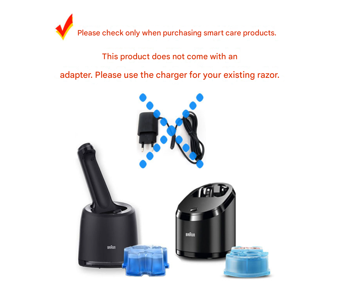 [BRAUN] electric shaver Cleaner 6 in 1 SmartCare Cleaning Center for ...
