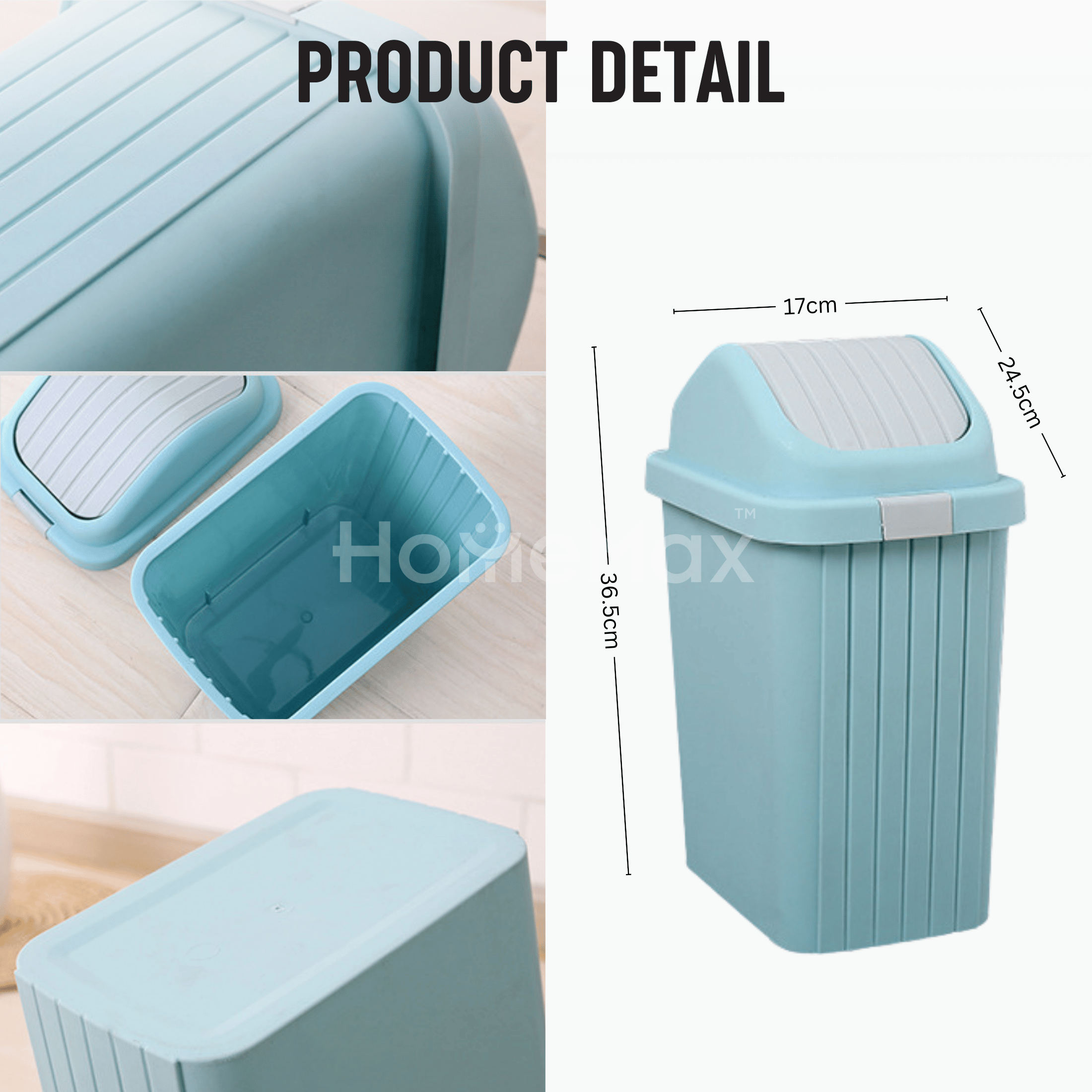 Swing Dustbin / Rubbish Bin / Multi-Purpose Dustbin | Shopee Singapore