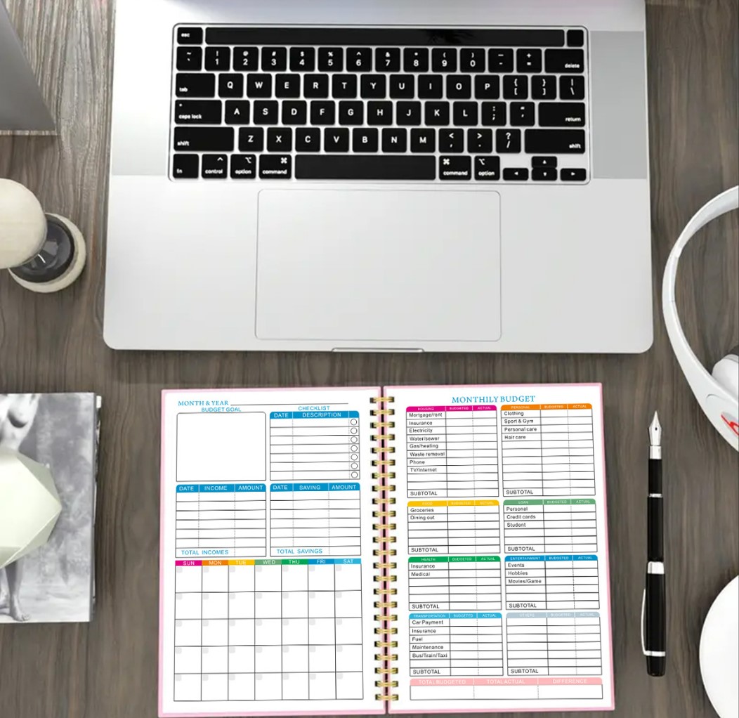 (A5) Monthly Budget Planner, Budget Book with Expense Tracker Notebook ...