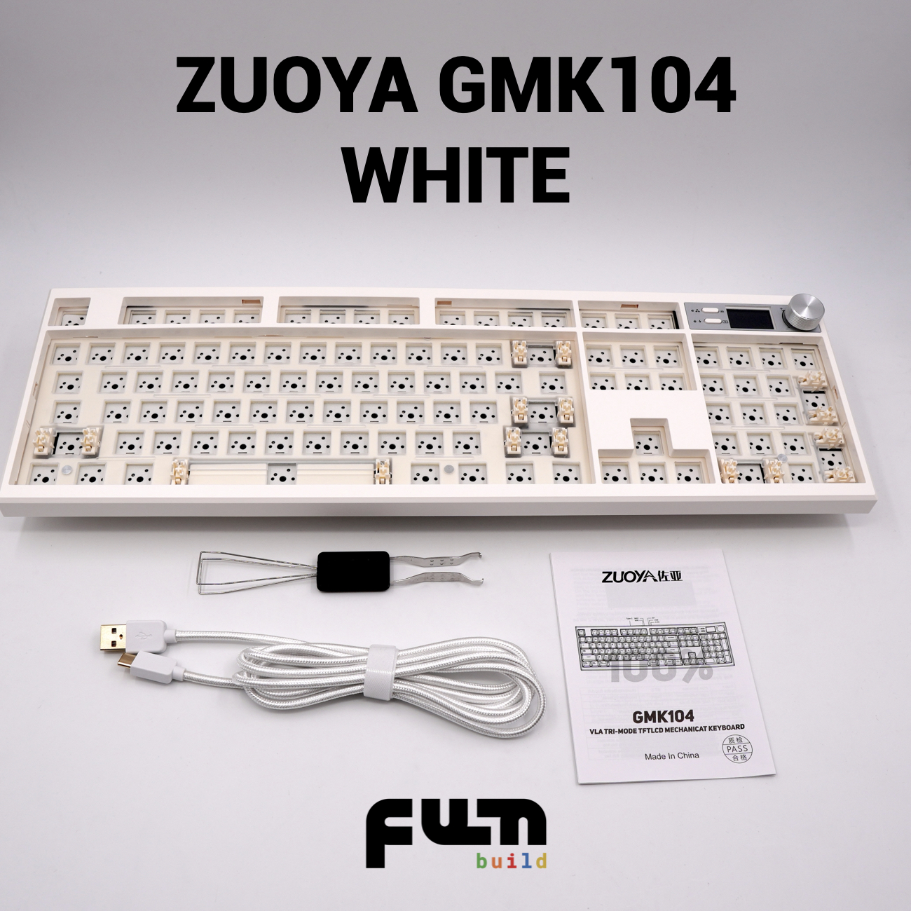 Zuoya GMK104 Mechanical Keyboard | 104 Keys | Hot-Swappable | RGB ...