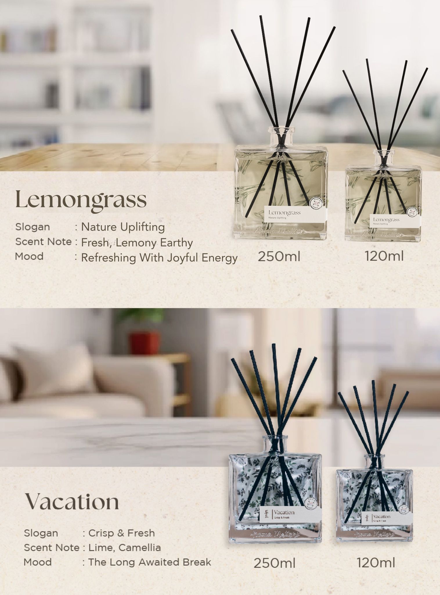 [KOREAN IMPORT] Aroma Matters 250ML Reed Diffuser Made In Korea 16 ...