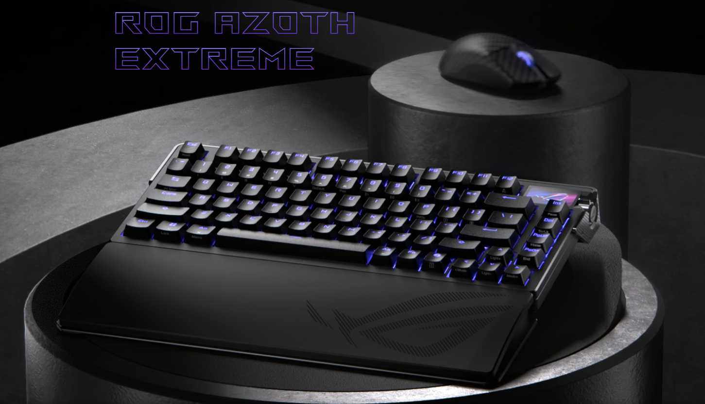 ROG Azoth Extreme 75% Mechanical Gaming Keyboard - 8000Hz Polling Rate ...