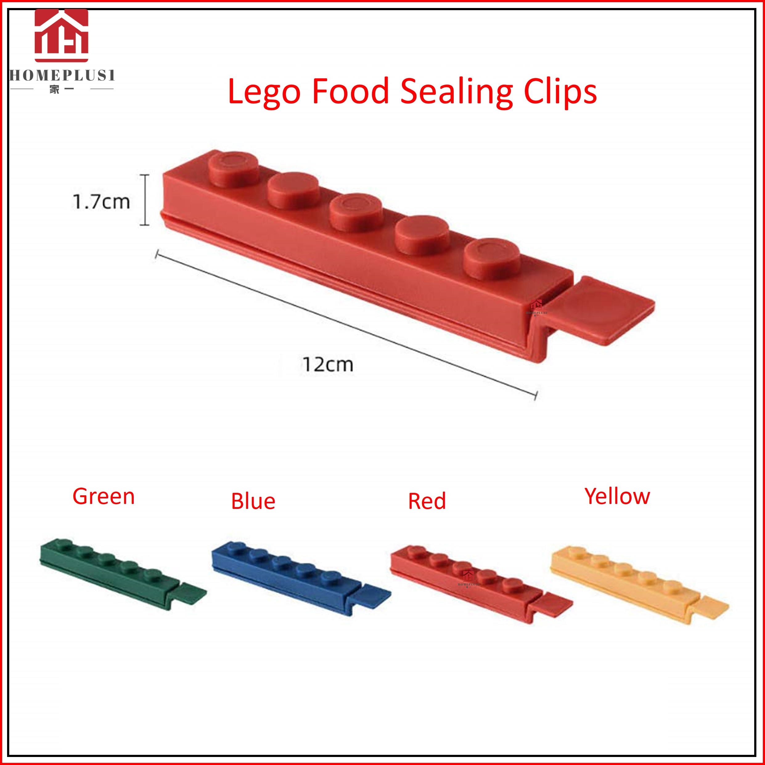 [SG HOMEPLUS1] Lego food sealing clips kitchen clips snack plastic bag ...