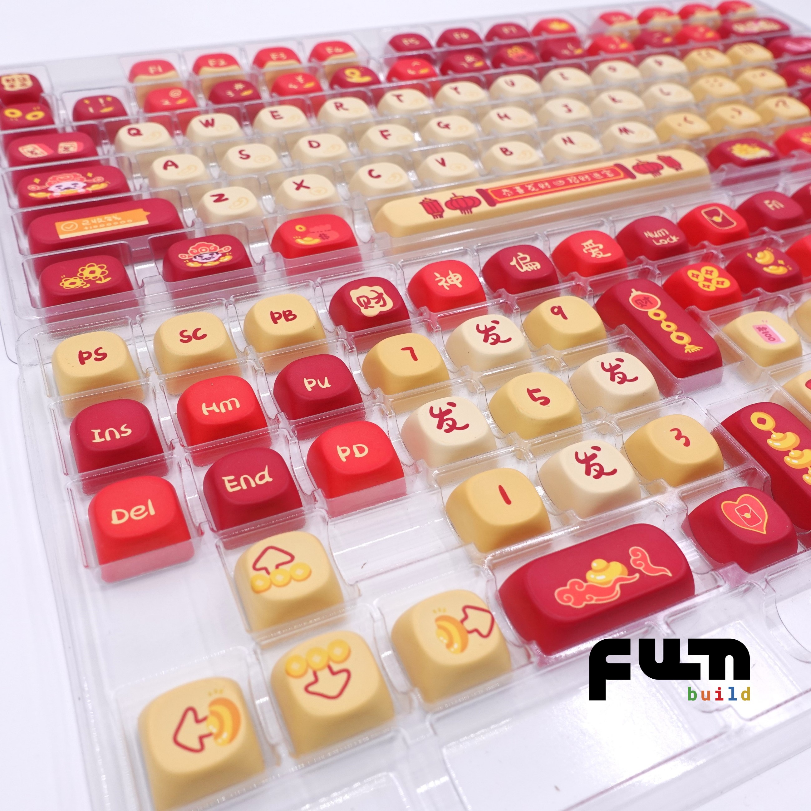 [GOD OF FORTUNE Keycaps][MOA Profile] Dye Sublimation Printed 127 Keys ...