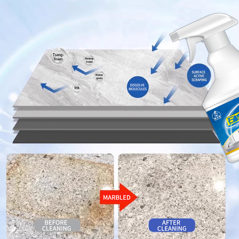 🚚SG SALES🚚500ml Stone Cleaner Powerful Floor Tile Dirty Stain Removal ...