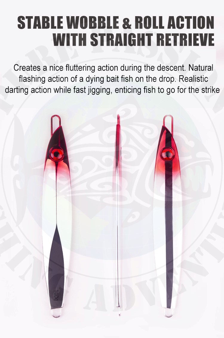 Tenggiri Chrome Knife Jig Fast Mirror Jig 60g/80g Mackerel Batang ...