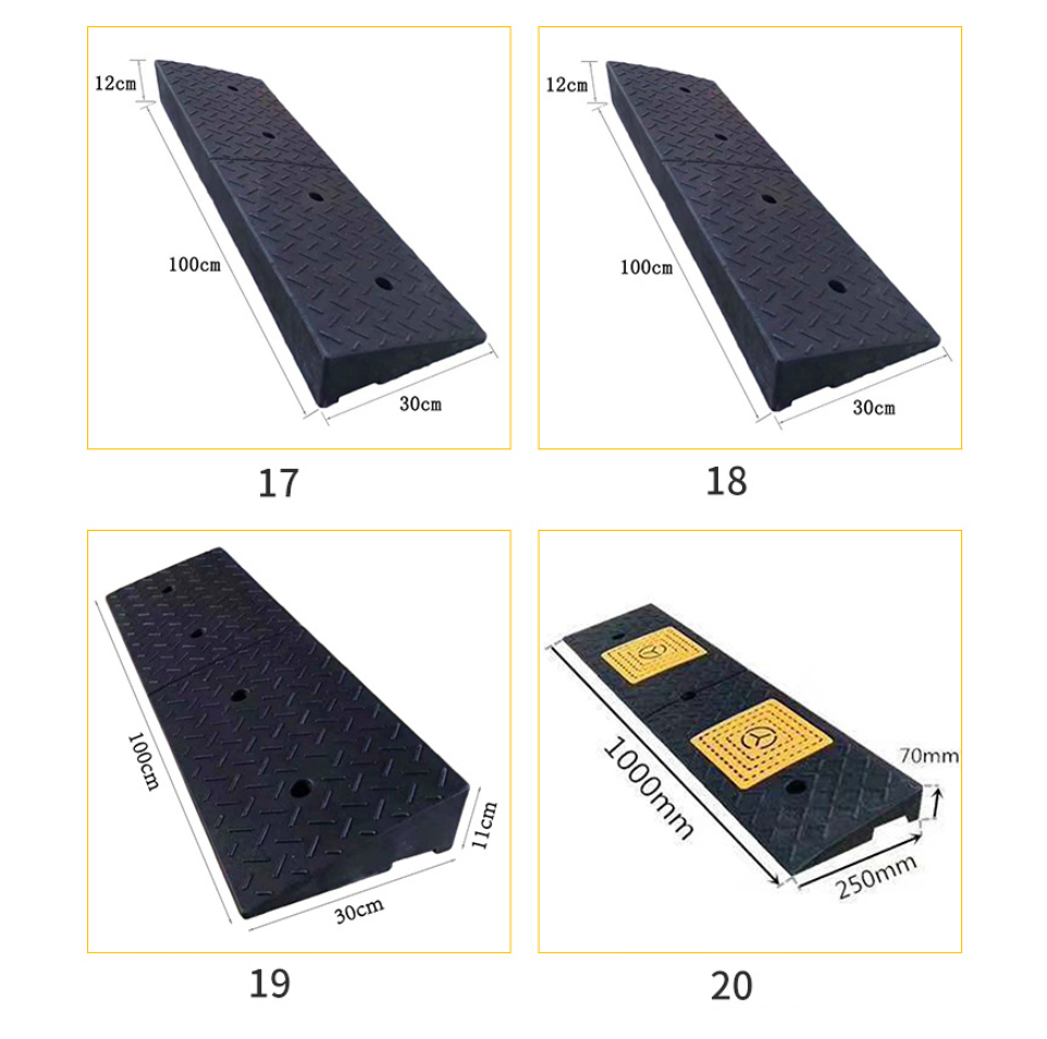 Driveway Curb Ramps Pressure Resistant PVC Ramp Motorhome Truck Shed ...