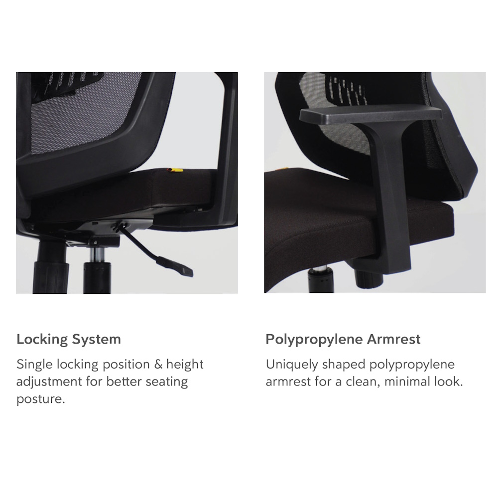 (New) [Preorder] LEVELS Nuk High Back Office Chair Adjustable lumbar ...