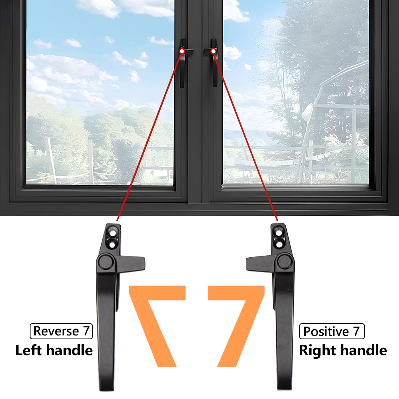 Window Lever Handle Aluminium Casement Window - HDB BTO Window Locking ...