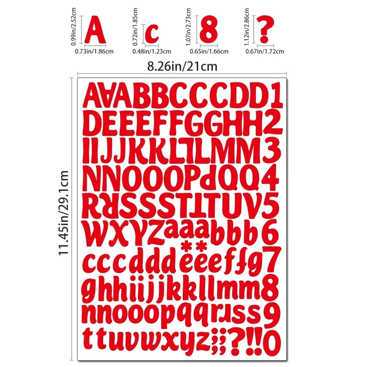 [STK 05] Paper Sticker | Matte Color Sticker | Alphabet Letter A to Z ...