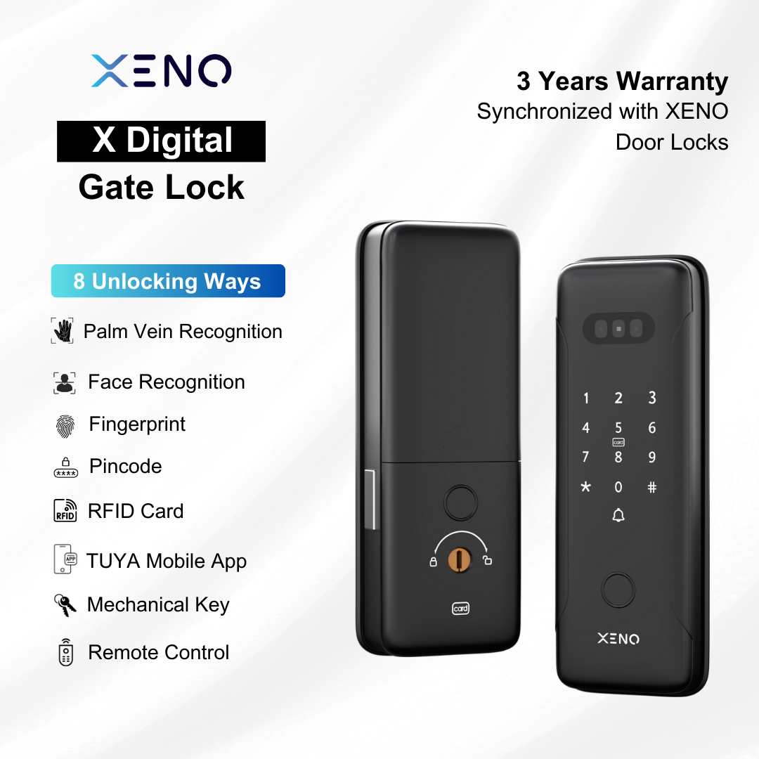 XENO Alexi ProMax Digital Door Lock and Gate Lock Bundle | Digital Door ...