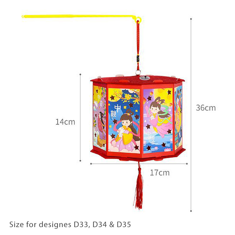 SG Stock Elitrend Mid Autumn Festival DIY Paper Lantern DIY Mooncake ...