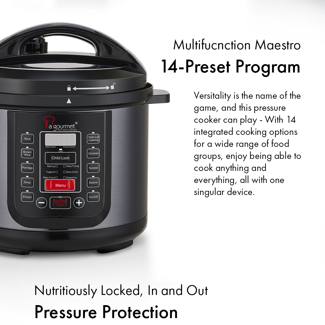 La gourmet pressure cooker review sale