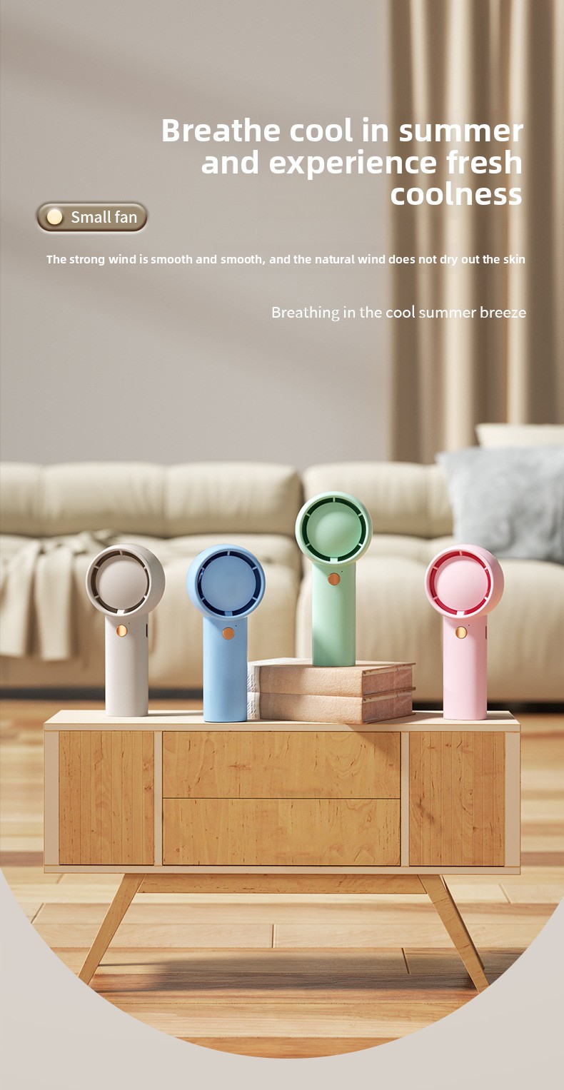 SG Mini Handheld High Speed Air Cooling Fan 100-Gear Wind Speed Digital ...