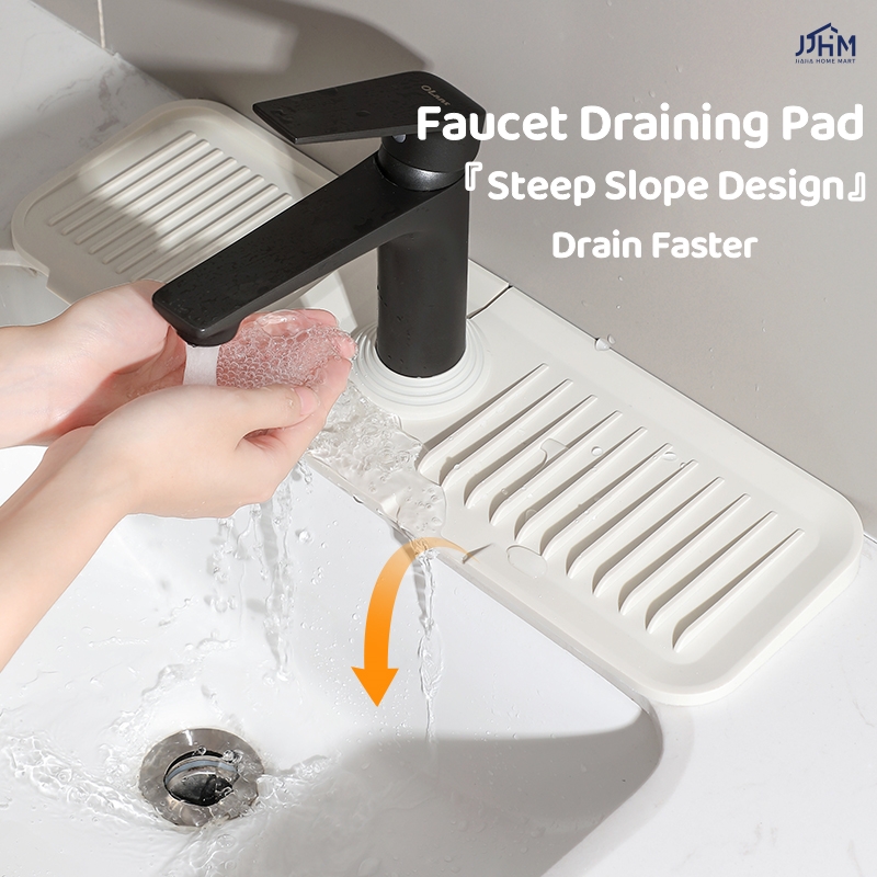 SG Latest Lengthen Sink Silicone Faucet Mat Countertop Protector ...