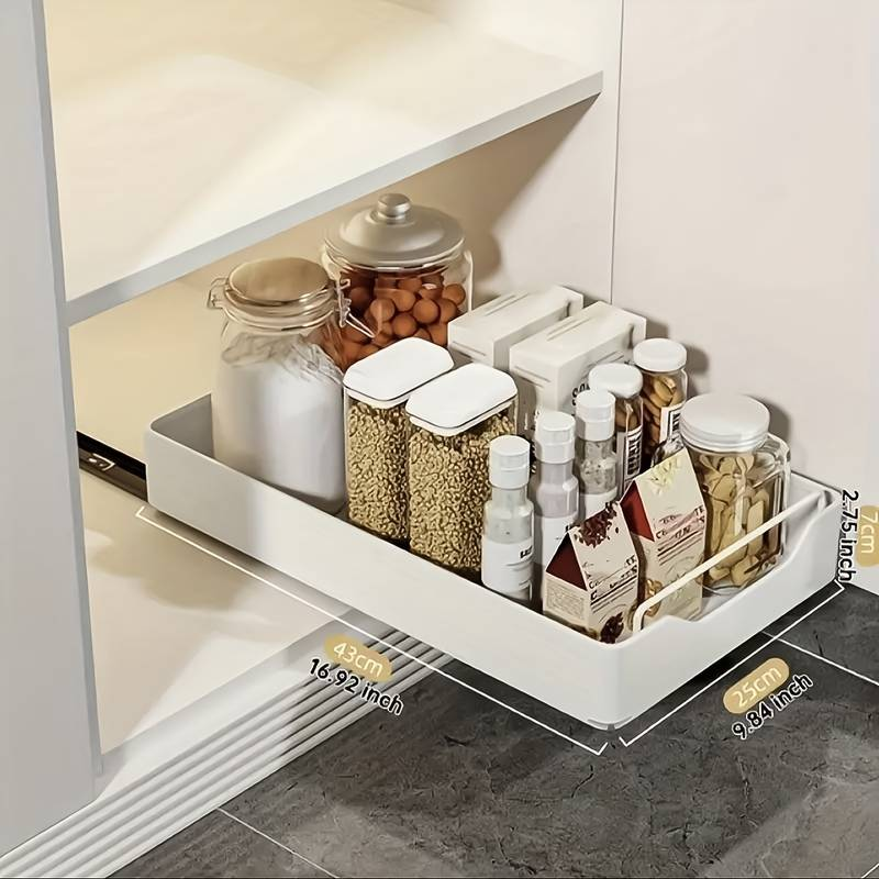 Accessible Sliding Rack Drawer Pull-Out Cabinet Organizer / Under Sink ...