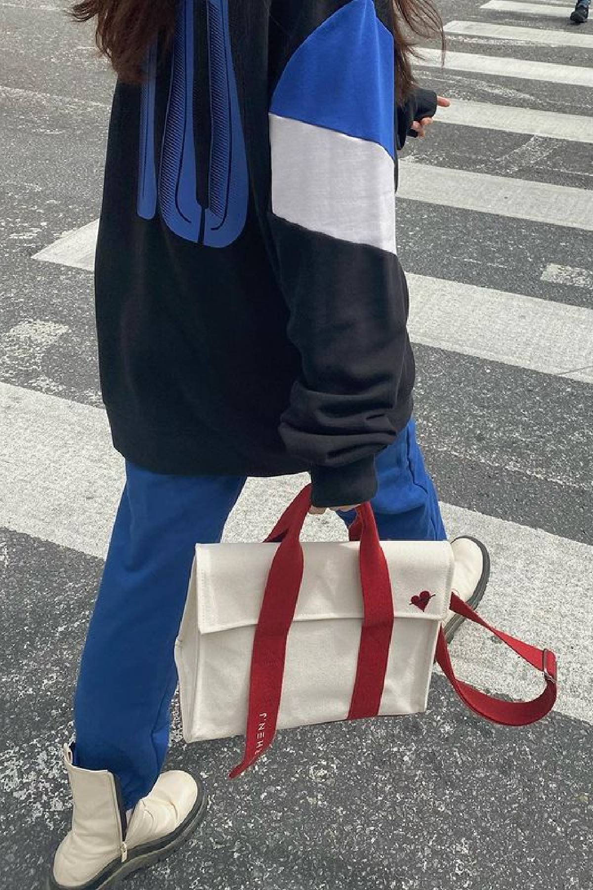 Roy Mini Heart Signal Bag 3-WAY Tote Shoulder Crossbody