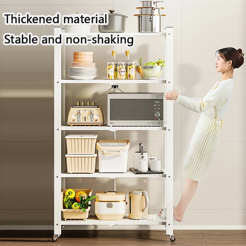 Luxes folding storage rack foldable kitchen storage rack storage rack ...