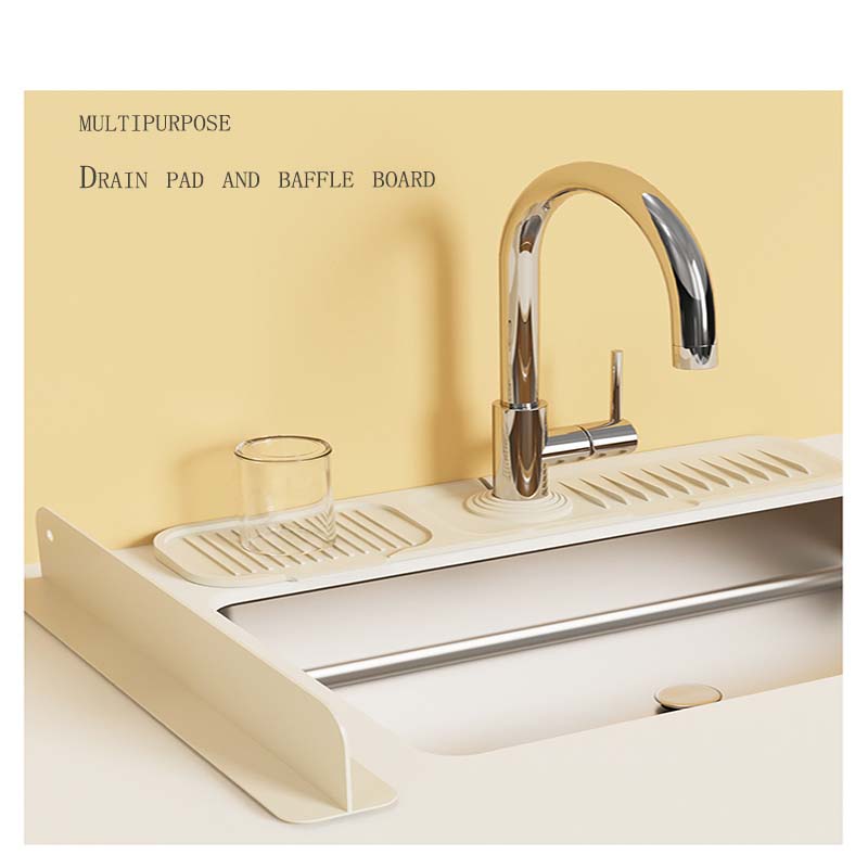 SG [READY STOCK] Sink Silicone Faucet Mat Countertop Protector Kitchen