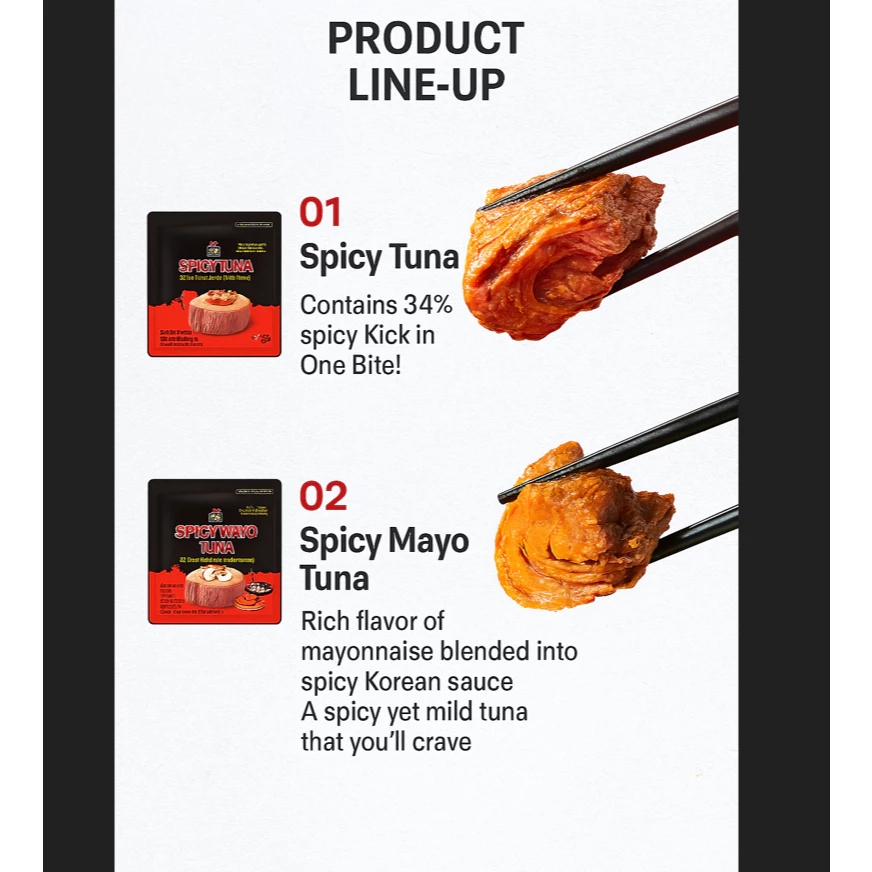 [SAJO] Buldak Tuna / Buldak Mayo Tuna 100g (K-Spicy Tuna Series) tuna ...