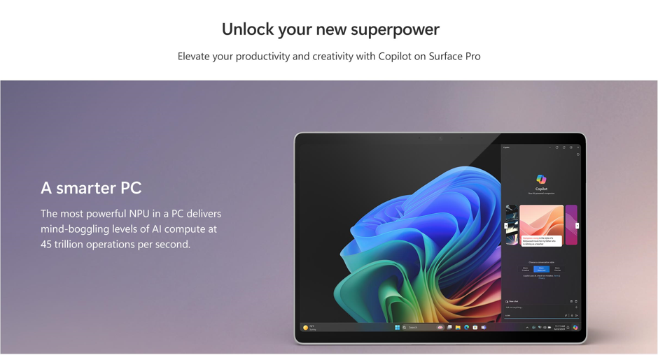 [Laptop] Microsoft Surface Pro (11th Edition) Copilot+ PC 512GB C12 ...
