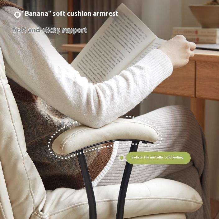 SNB Solid wood rotating desk chair comfortable sitting computer chair ...