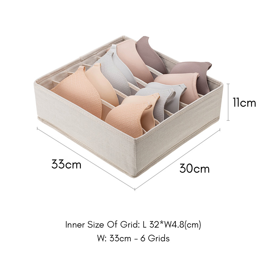 Foldable Storage Box Wardrobe Organizer, Undergarments Clothing ...