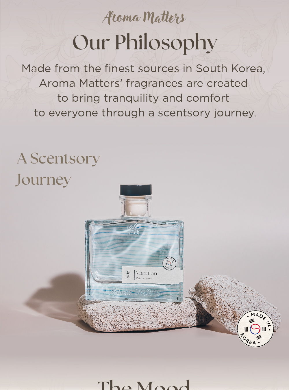 Aroma Matters Clean Cotton Reed Diffuser Made In Korea 120ml and 250ml ...