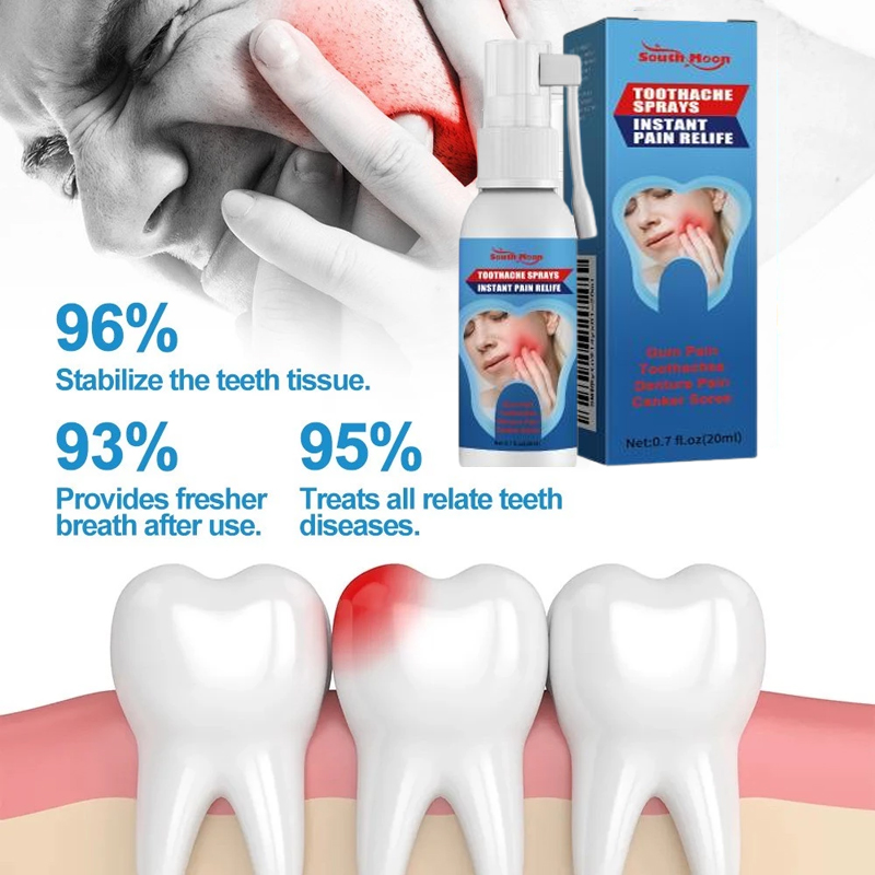 Toothache Pain Relief Toothache Spray 20ml Gum Repair Oral Care ...