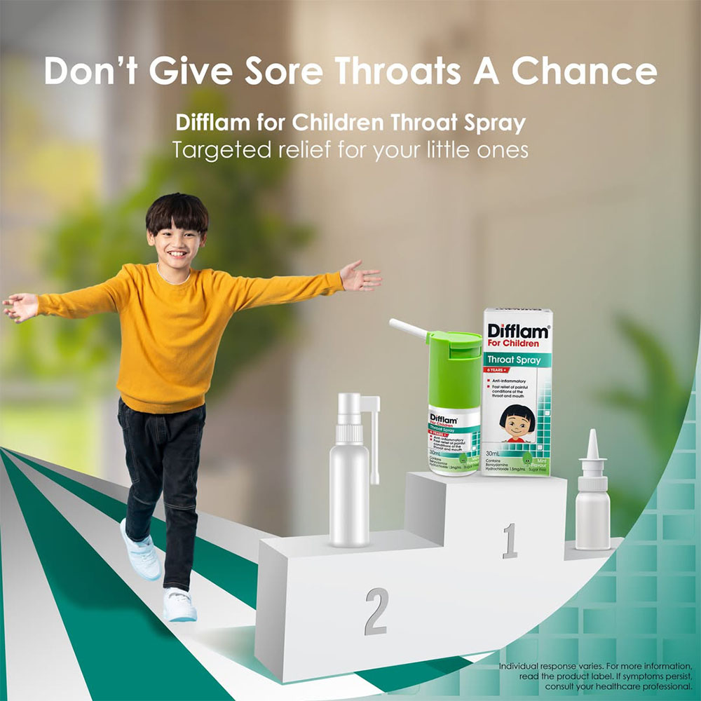 Difflam Throat Spray For Children Sugar Free 30ml [EXP 7/31/2026 ...