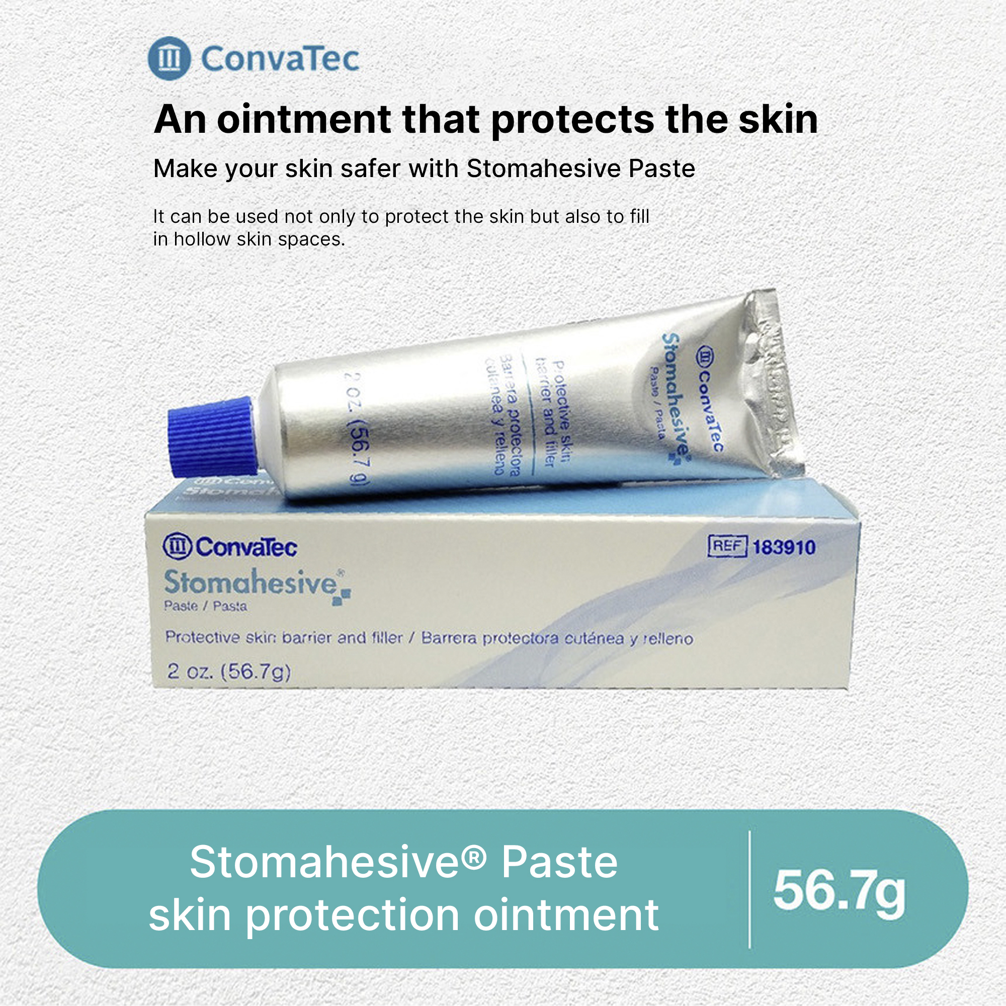 ConvaTec Stomahesive Paste 2oz(56.7g) / Protective Powder 1oz(28.3g ...