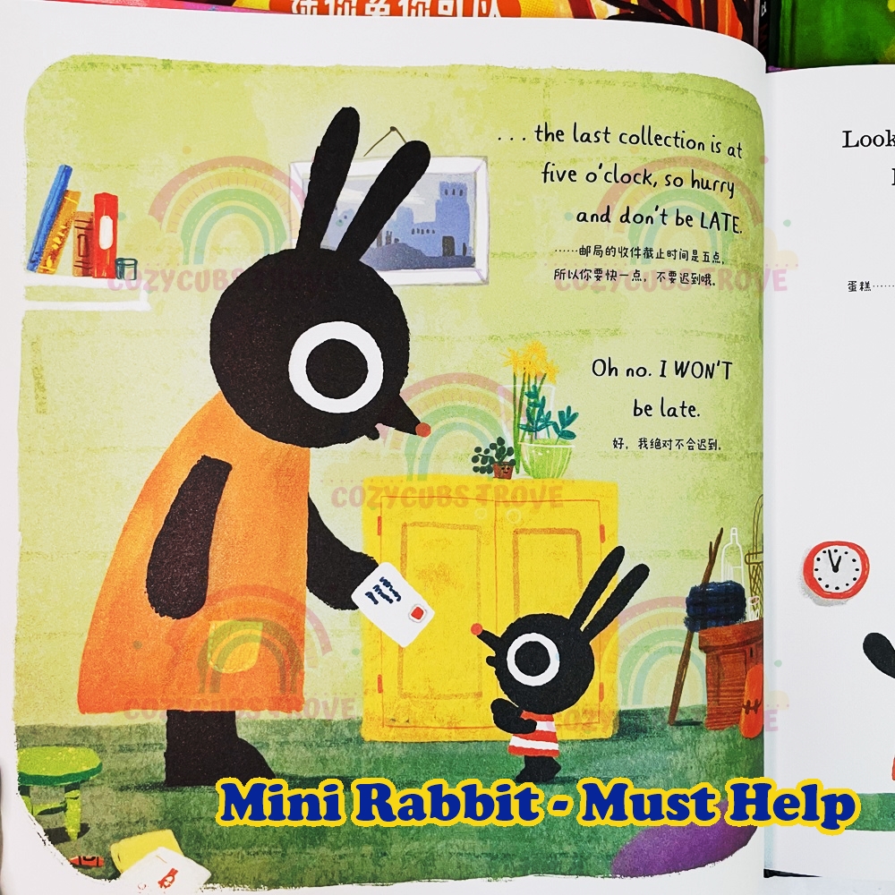 【SG】Mini Rabbit Bilingual Children Picture Books: Not Lost, Come Home ...
