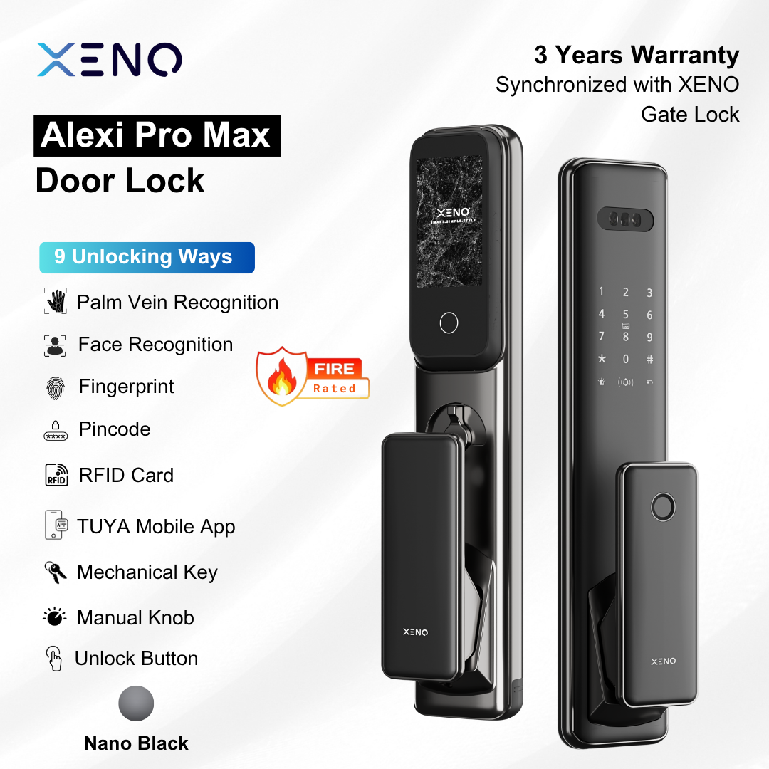 XENO Alexi ProMax Digital Door Lock and Gate Lock Bundle | Digital Door ...