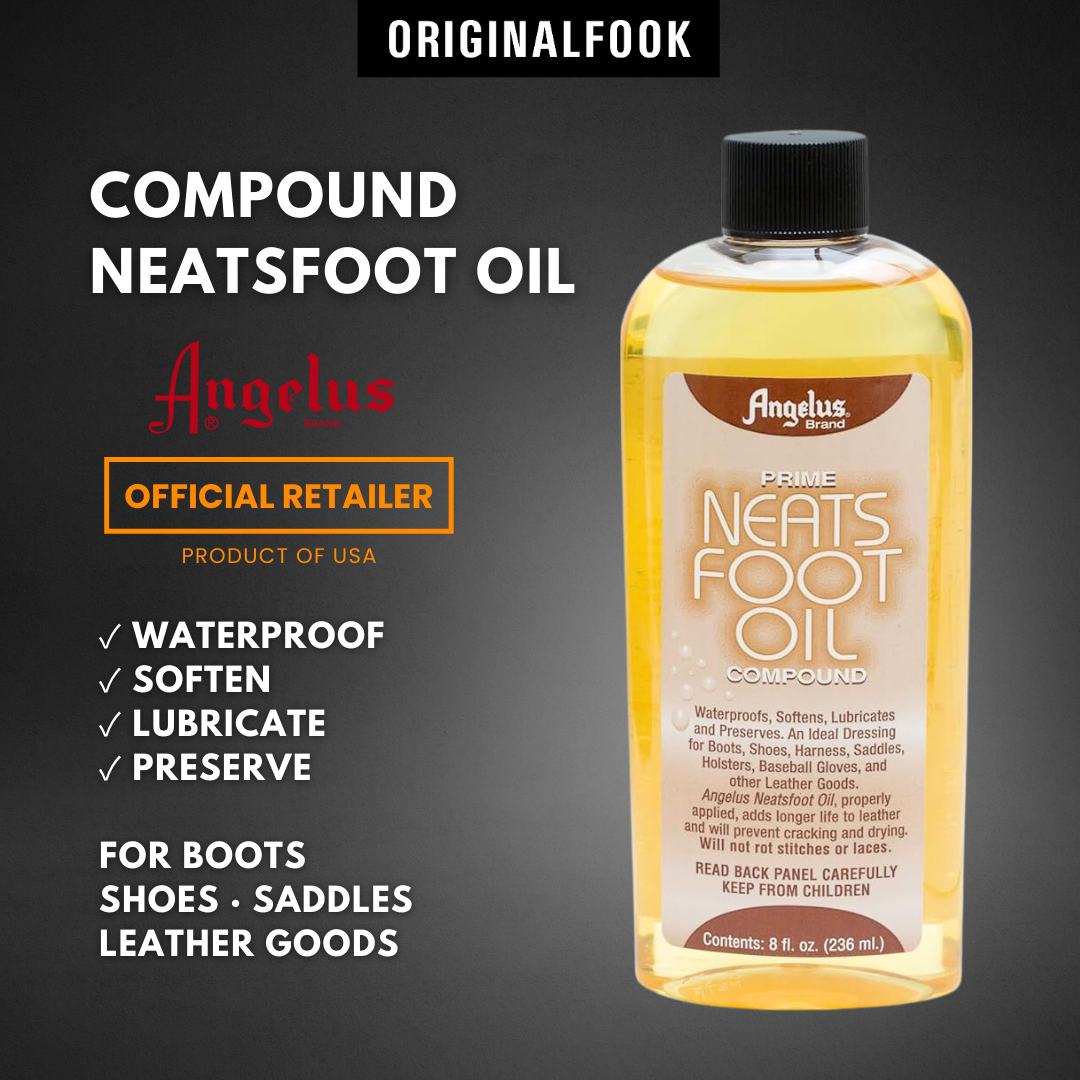 Neatsfoot Oil Leather Conditioner For Purses Angelus 8oz Leather