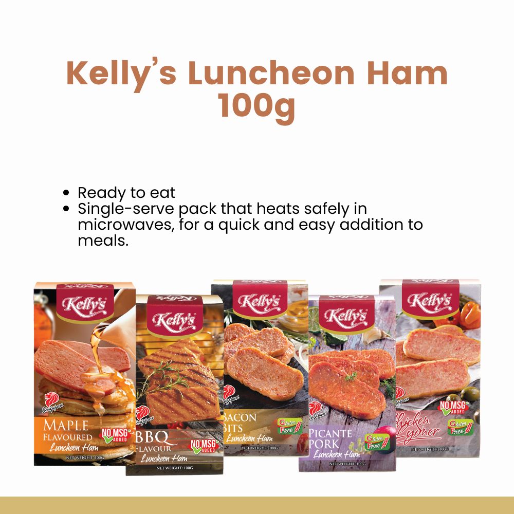[1 Carton] Kelly's Luncheon Ham (24x 100g) | Shopee Singapore